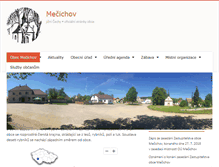 Tablet Screenshot of mecichov.cz